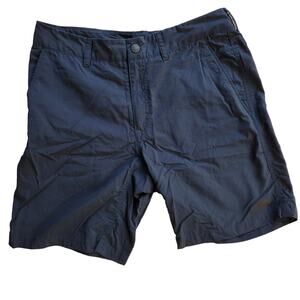 The North Face Men's Flat Front Adventure Shorts Blue Size 32 9" Inseam